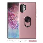360 Rotary Multifunctional Stent PC+TPU Case for Galaxy Note10+, with Magnetic Invisible Holder(Rose Gold) - 1