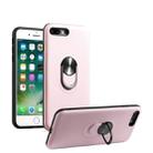 360 Rotary Multifunctional Stent PC+TPU Case for iPhone 7 Plus / 8 Plus ,with Magnetic Invisible Holder(Rose Gold) - 1