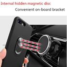 360 Rotary Multifunctional Stent PC+TPU Case for iPhone 7 Plus / 8 Plus ,with Magnetic Invisible Holder(Wine Red) - 4