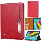 Knead Skin Texture Horizontal Flip Leather Case for Galaxy Tab A 8.0 (2019)  T290 / T295, with Photo Frame & Holder & Card Slots & Wallet(Red) - 1