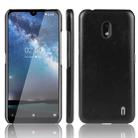 Shockproof Litchi Texture PC + PU Case For Nokia 2.2(Black) - 1