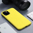 For iPhone 11 Starry Series Shockproof Straw Material + TPU Protective Case (Yellow) - 1