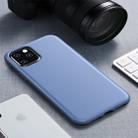 For iPhone 11 Starry Series Shockproof Straw Material + TPU Protective Case (Blue) - 1