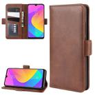 Dual-side Magnetic Buckle Horizontal Flip Leather Case for Xiaomi Mi CC9e / Mi A3, with Holder & Card Slots & Wallet & Photo Frame(Brown) - 1