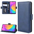 Dual-side Magnetic Buckle Horizontal Flip Leather Case for Xiaomi Mi CC9e / Mi A3, with Holder & Card Slots & Wallet & Photo Frame(Dark Blue) - 1