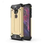 Magic Armor TPU + PC Combination Case for MOTO E5(Gold) - 1