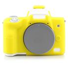 Richwell  Silicone Armor Skin Case Body Cover Protector for Canon EOS M50 Body Digital Camera(Yellow) - 1