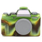 Richwell Soft Silicone TPU Skin Body Rubber Camera Case Bag Full Cover for Fujifilm Fuji X-T100 Digital Camera(Camouflage) - 1