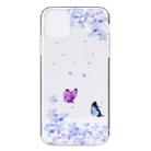 Stylish and Beautiful Pattern TPU Drop Protection Case for iPhone 11 Pro(Flower butterfly) - 1