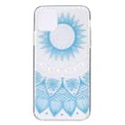 Stylish and Beautiful Pattern TPU Drop Protection Case for iPhone 11 Pro(Blue pattern) - 1