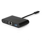 Type-C to HDMI 4K USB 3.0 Charging Port Adapter Cable Converter RJ45 Type PD - 1