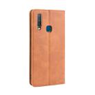 Magnetic Buckle Retro Crazy Horse Texture Horizontal Flip Leather Case fo Vivo Y17 / Y15 / Y3, with Holder & Card Slots & Photo Frame(Brown) - 4