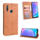 Magnetic Buckle Retro Crazy Horse Texture Horizontal Flip Leather Case fo Vivo Y17 / Y15 / Y3, with Holder & Card Slots & Photo Frame(Brown) - 11
