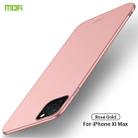 For iPhone 11 Pro Max MOFI Frosted PC Ultra-thin Hard Case (Rose gold) - 1