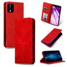 Retro Skin Feel Business Magnetic Horizontal Flip Leather Case for Google Pixel 4(Red) - 1