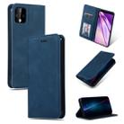 Retro Skin Feel Business Magnetic Horizontal Flip Leather Case for Google Pixel 4XL(Navy Blue) - 1