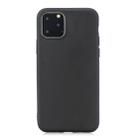 For iPhone 11 Pro Frosted Solid Color TPU Protective Case(Black) - 1