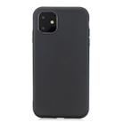 Frosted Solid Color TPU Protective Case for iPhone 11(Black) - 1