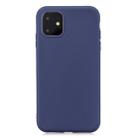 Frosted Solid Color TPU Protective Case for iPhone 11(Royal Blue) - 1