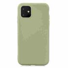 Frosted Solid Color TPU Protective Case for iPhone 11(Pea Green) - 1