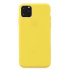 Frosted Solid Color TPU Protective Case for iPhone 11 Pro Max(Yellow) - 1