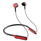 DM-26 Binaural Wireless Retractable Neckband Foldable Bluetooth 5.0 In-Ear Running Neck-Mounted Sports Headset(Red) - 1