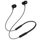 DM-22 Magnetic Bluetooth Earphone DM-22 Neckband Sport headset with Mic Wireless Handsfree Earphoness(Black) - 1