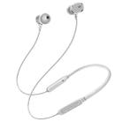 DM-22 Magnetic Bluetooth Earphone DM-22 Neckband Sport headset with Mic Wireless Handsfree Earphoness(White) - 1