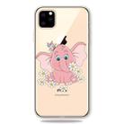 For iPhone 11 Pro Printing Pattern Soft TPU Cell Phone Cover Case(Pink weevil) - 1