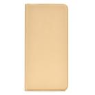 Ultra-thin Voltage Plain Magnetic Suction Card For Xiaomi Redmi Note 7  TPU+PU Mobile Phone Jacket with Chuck and Bracket.(Gold) - 1