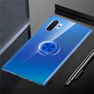 Ultra-thin TPU Protective Case for Galaxy Note10+ , with 360 Degree Rotation Holder(Blue) - 1