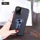    Non-slip Y-shaped TPU Mobile Phone Case with Rotating Car Bracket for iPhone 11 Pro Max(Blue) - 1