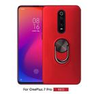 For OnePlus 7 Pro  360 Rotary Multifunctional Stent PC+TPU Case with Magnetic Invisible Holder(Red) - 1