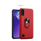 For Galaxy M10   360 Rotary Multifunctional Stent PC+TPU Case with Magnetic Invisible Holder(Red) - 1