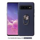 360 Rotary Multifunctional Stent PC+TPU Case for Galaxy S10+ ,with Magnetic Invisible Holder(Navy Blue) - 2