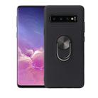 360 Rotary Multifunctional Stent PC+TPU Case for Galaxy S10+ ,with Magnetic Invisible Holder(Black) - 1