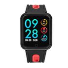 P68 1.3 inch IPS Color Screen Smartwatch IP68 Waterproof,Silicone Watchband,Support Call Reminder/Heart Rate Monitoring/Blood Pressure Monitoring/Sleep Monitoring/Blood Oxygen Monitoring(Red) - 1