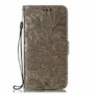 Lace Flower Embossing Pattern Horizontal Flip Leather Case for  Moto One Pro , with Holder & Card Slots & Wallet & Photo Frame & Lanyard(Gray) - 1