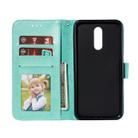 Lace Flower Embossing Pattern Horizontal Flip Leather Case for Nokia 3.2 , with Holder & Card Slots & Wallet & Photo Frame & Lanyard(Green) - 1
