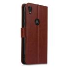 Retro Crazy Horse Texture Horizontal Flip Leather Case for Motorola Moto E6 , with Holder & Card Slots & Photo Frame(Brown) - 1