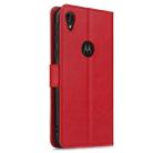 Retro Crazy Horse Texture Horizontal Flip Leather Case for Motorola Moto E6 , with Holder & Card Slots & Photo Frame(Red) - 1