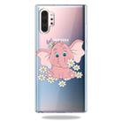 Pattern Printing Soft TPU Cell Phone Cover Case For Galaxy Note10+(Pink Weevil) - 1