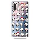Pattern Printing Soft TPU Cell Phone Cover Case For Galaxy Note10+(Mini Panda) - 1