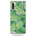 Pattern Printing Soft TPU Cell Phone Cover Case For Galaxy Note10(Banana leaf) - 1