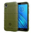 Full Coverage Shockproof TPU Case for Motorola E6(Army Green) - 1