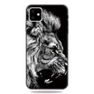 For iPhone 11 Pattern Printing Embossment TPU Mobile Case (Lion) - 1