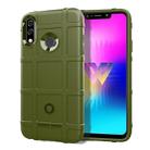 Full Coverage Shockproof TPU Case for LG W10(Army Green) - 1