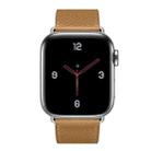 For Apple Watch 3 / 2 / 1 Generation 38mm Universal Leather Cross Band(Brown) - 3