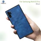 PINWUYO Shockproof Waterproof Full Coverage PC + TPU + Skin Protective Case  for Galaxy Note10+(Blue) - 1
