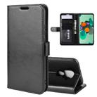 R64 Texture Single Fold Horizontal Flip Leather Case for Huawei Mate 30 Lite / Nova 5i Pro, with Holder & Card Slots & Wallet(black) - 1